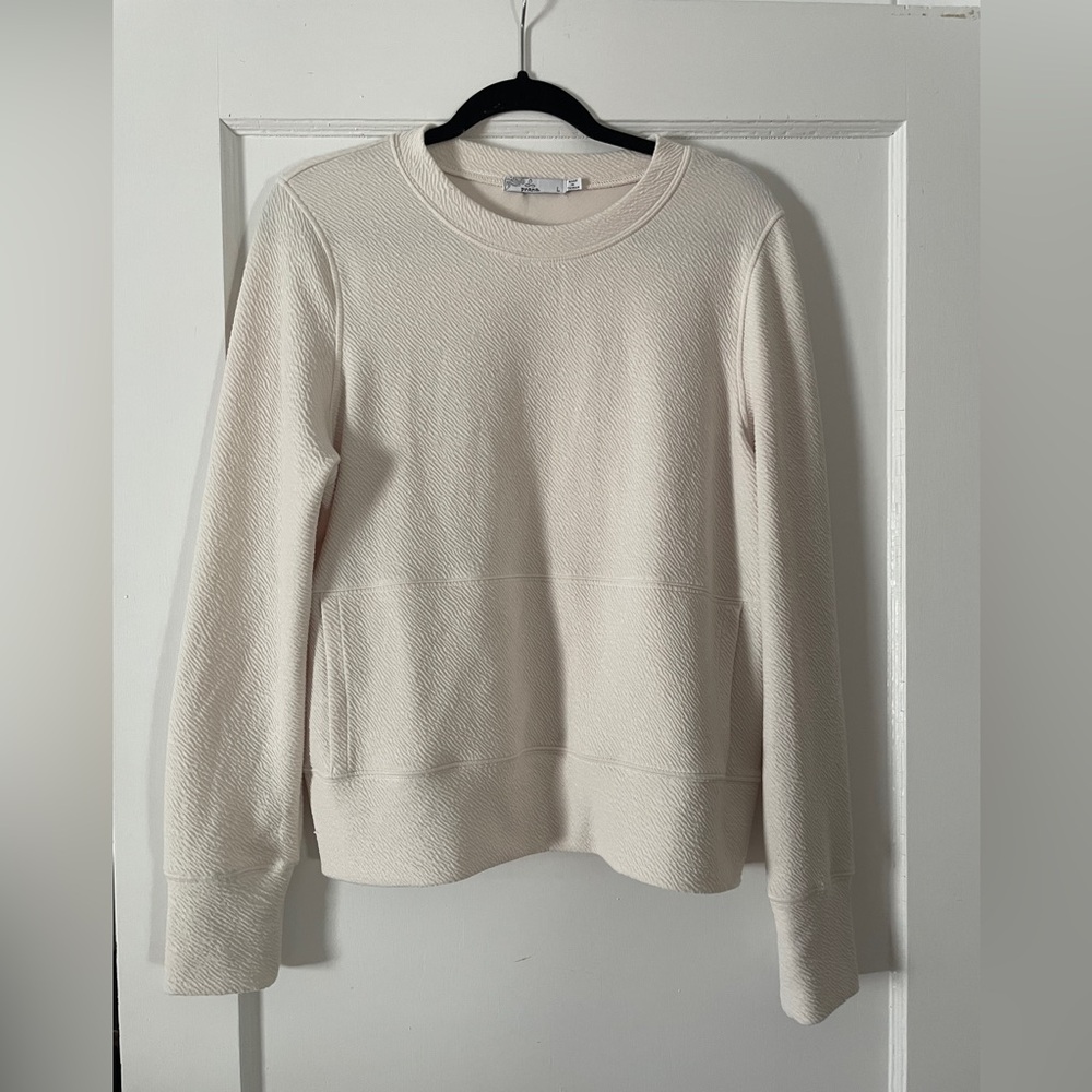 PRANA Sunrise Sweatshirt Cream Ivory